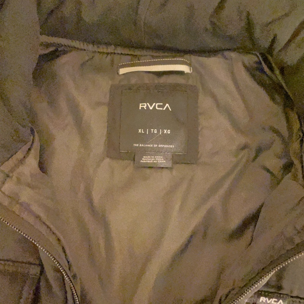 Brand New RVCA Fleece Hooded Jacket